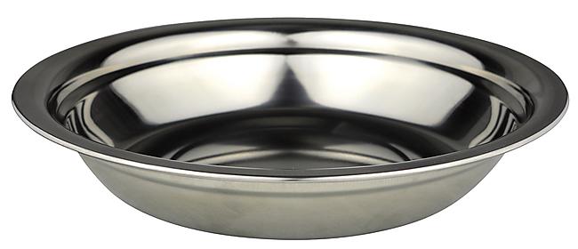 Assiette pasta creuse INOX BROSSÉ Ø270