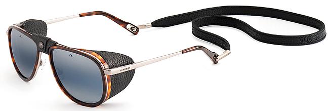 GLACIER XL SHINY TORTOISE/COQUES NOIRES BLUE POLA