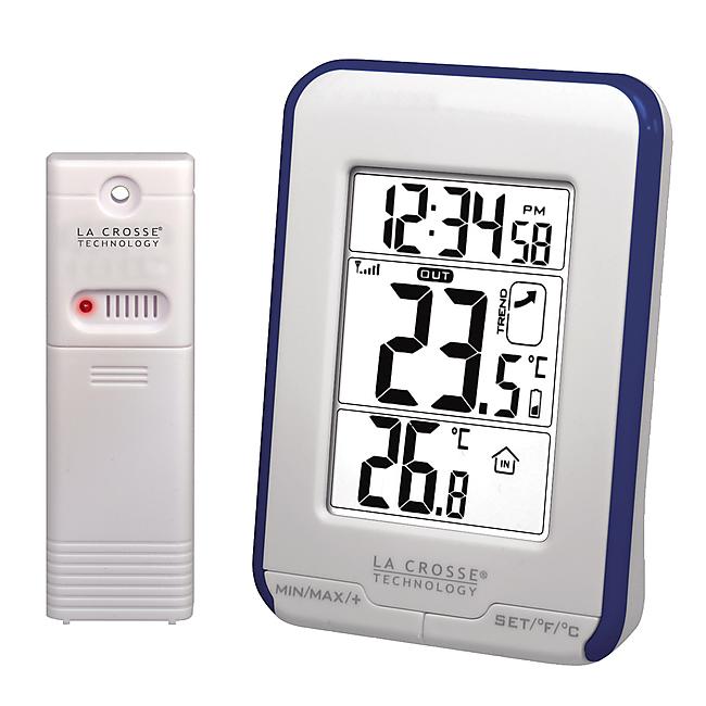 THERMOMETRE WS 6810 BLANC/BLEU