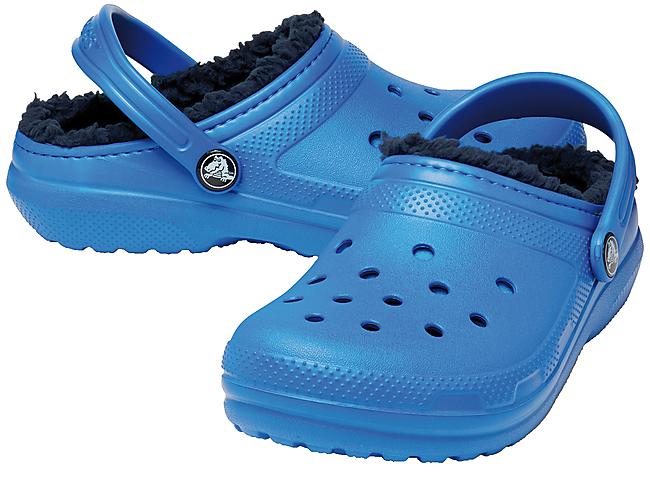 CHAUSSONS CLASSIC LINED CLOG KID BLUE