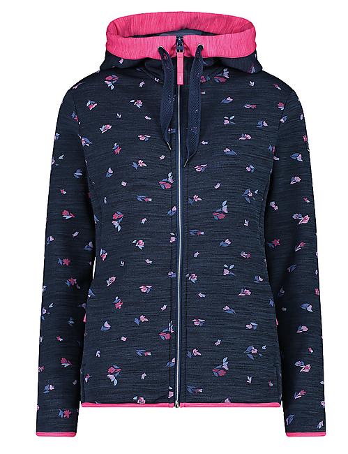 POLAIRE A CAPUCHE STRETCH PERFORMANCE PRINT II W