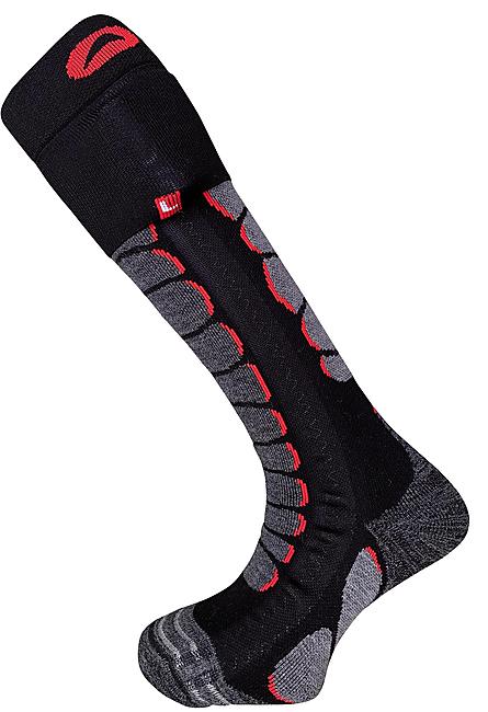 Chaufferette GENERIQUE Chaussettes chauffantes batterie rechargeable usb  chargeant les sports d'hiver chauds de ski thermique - noir