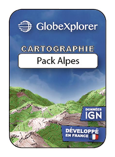 GLOBEXPLORER 1/25e PACK ALPES FRANCE/SUISSE/ITALIE