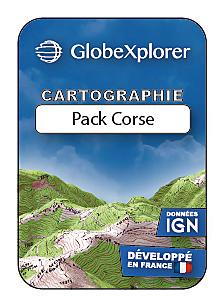 TOPO GLOBEXPLORER IGN 1/25000e PACK CORSE