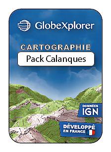 TOPO GLOBEXPLORER IGN 1/25000e PACK CALANQUES