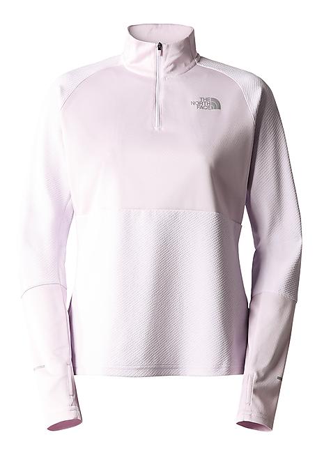 T-SHIRT ML DEMI ZIP 1/4 ZIP RUN FLEECE W