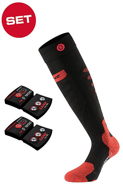 SET LITHIUM PACK RCB 1200 + HEAT SOCK 5.0 TOE CAP