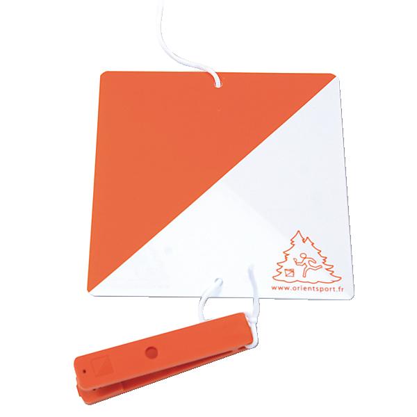 LOT DE 10 BALISES 15X15 PLASTIQUE AVEC 10 PINCES