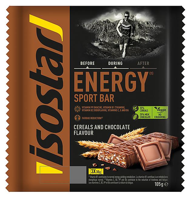 BARRES ENERGY SPORT BAR CHOCOLAT CEREALES X 3