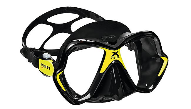 MASQUE DE PLONGEE X VISION - SILICONE NOIR