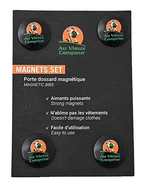 PORTE DOSSARD AU VIEUX CAMPEUR MAGNET SET