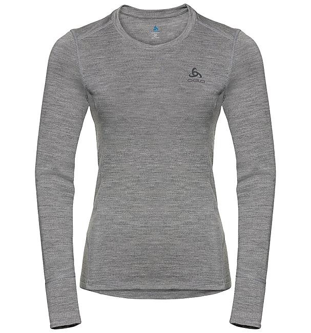 T-SHIRT ML NATURAL MERINO WARM CREW NECK W