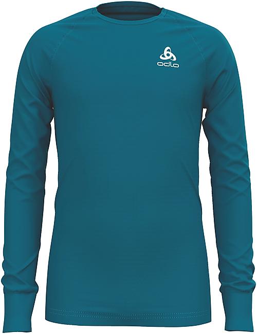 TS ML COL ROND ACTIVE WARM ECO KIDS BL TOP CREW NE