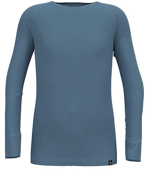 TS ML COL ROND ACTIVE WARM ECO KIDS BL TOP CREW NE