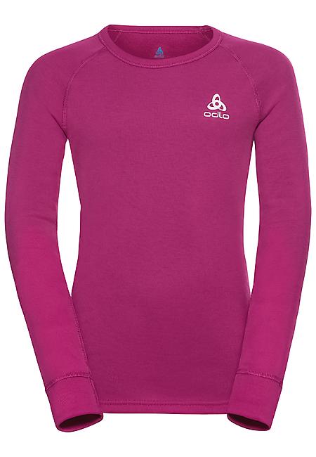 TS ML COL ROND ACTIVE WARM ECO KIDS BL TOP CREW NE