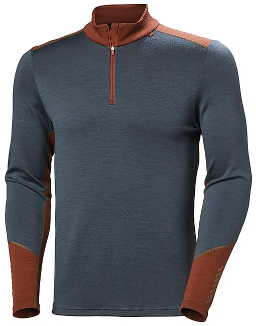 T-SHIRT LIFA MERINO MIDWEIGHT DEMI ZIP