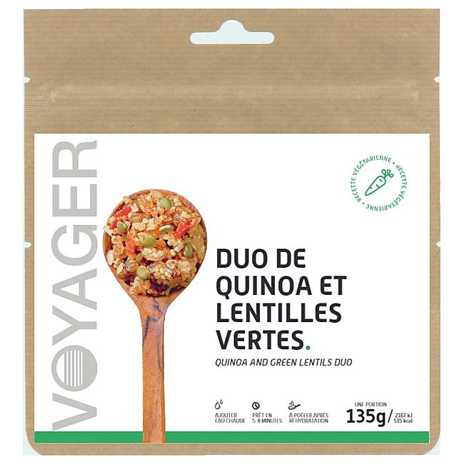 DUO DE QUINOA ET LENTILLES VERTES