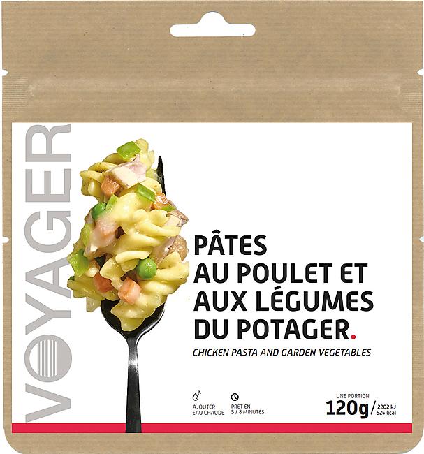 PATES AU POULET ET LEGUMES DU POTAGER