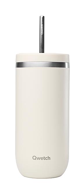 MUG ISOTHERME AVEC PAILLE COLD CUP 600 ML