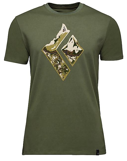 T-SHIRT MANCHES COURTES MOUNTAIN LOGO M