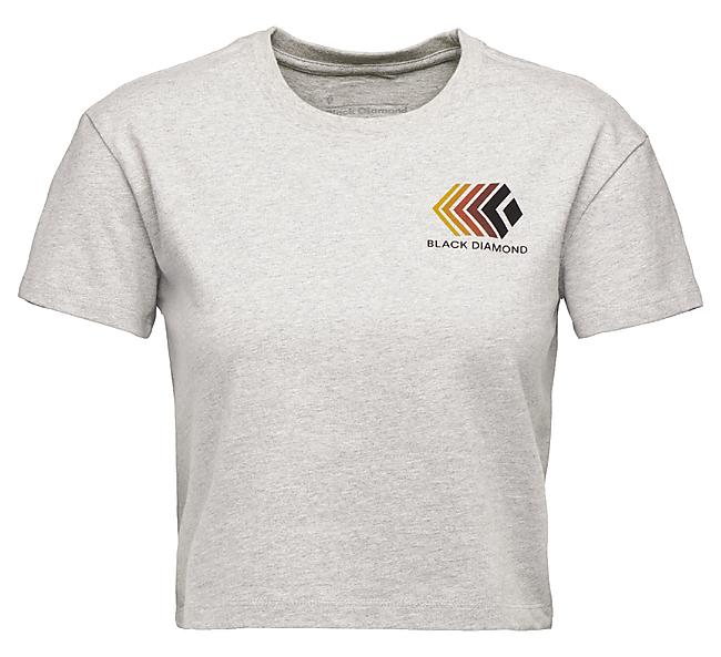 T-SHIRT MC FADED CROP SS TEE W