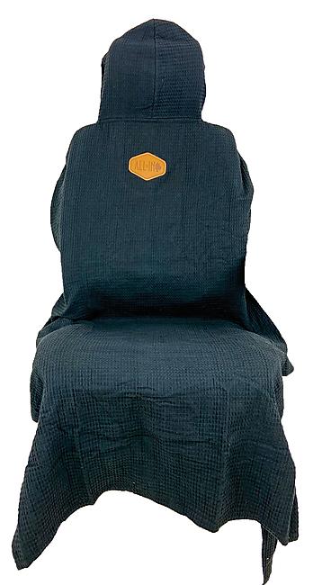 SEAT COVER BLACK WAFFLE