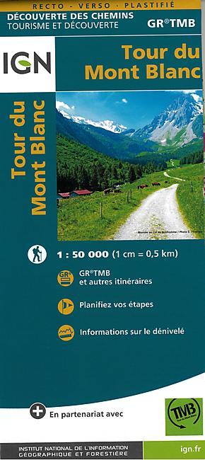 TOUR DU MONT BLANC 1 50 000