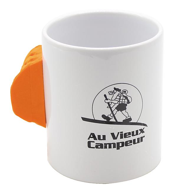 Le mug de grimpeur avec une prise au lieu de l'anse - 2Tout2Rien