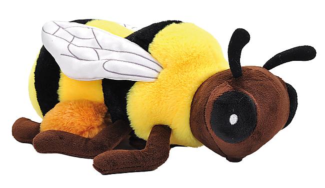 PELUCHE ECOKINS ABEILLE 30 CM