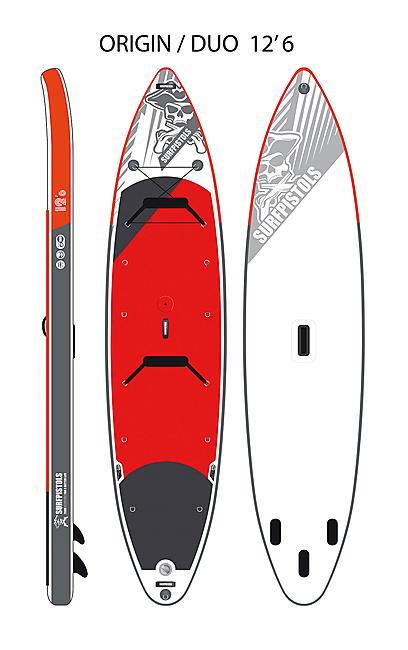 PACK SUP KAYAK DUO CONVERT 12'6 + PAGAIES FIBRE