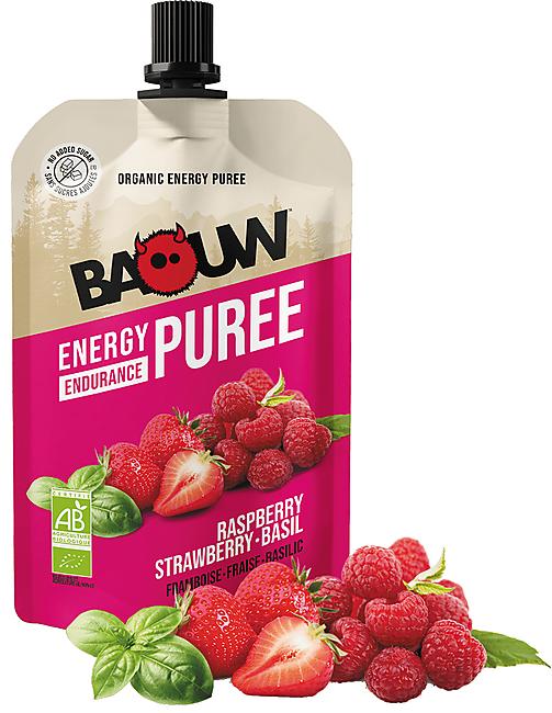 PUREE FRAMBOISE/FRAISE/BASILIC  BIO 90 G