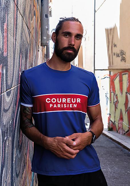 T-SHIRT MC LE BICOLORE PARISIEN M