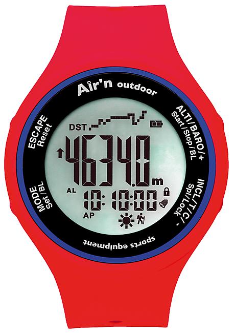 MONTRE ALTIMETRE GRANITA 3 ROUGE