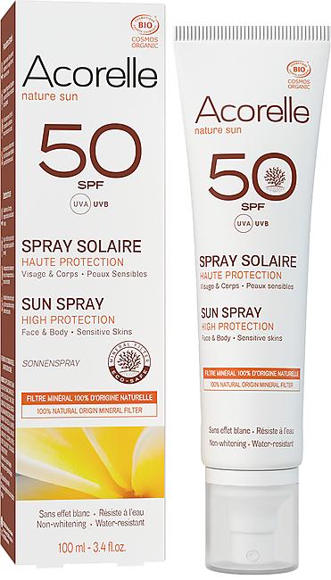 SPRAY SOLAIRE BIO SPF 50 VISAGE CORPS 100 ML