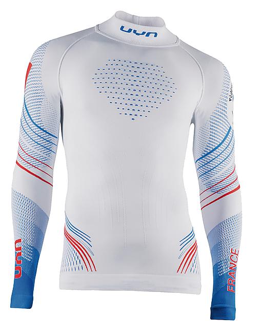 UYN NATYON 2-0 FRANCE UW SHIRT LG SL-TURTLE NECK