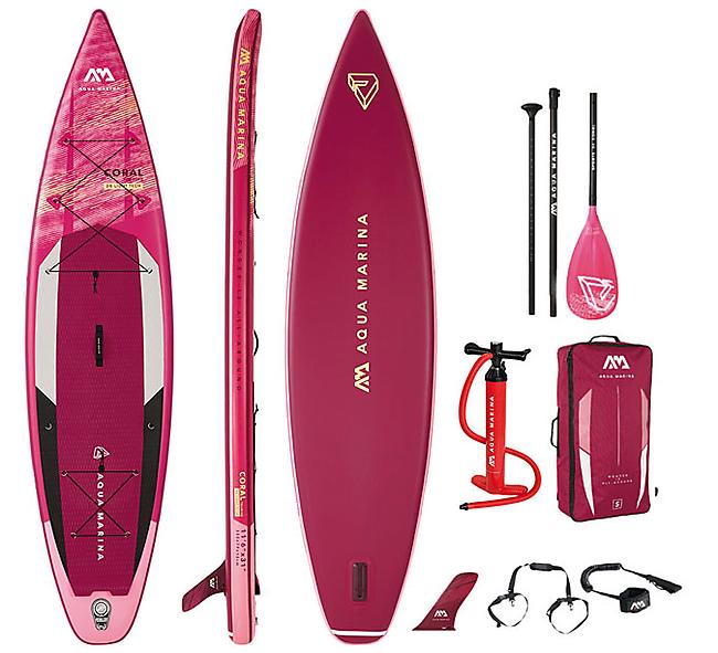 PACK STAND-UP PADDLE CORAL TOURING 11'6