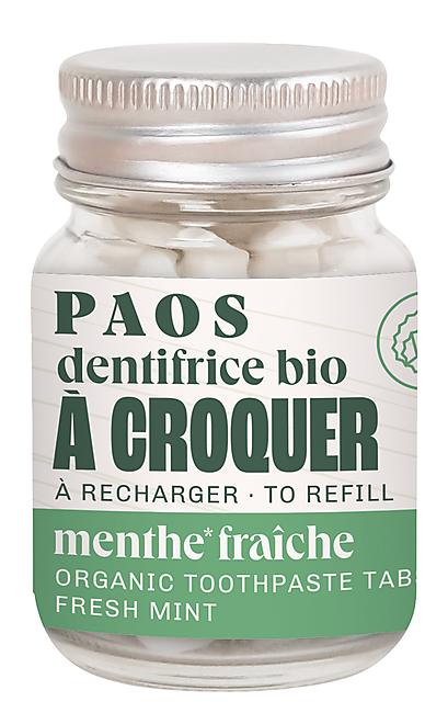 DENTIFRICE A CROQUER A LA MENTHE FRAICHE BIO