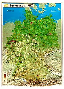 GEORELIEF DEUTSCHLAND 42X31