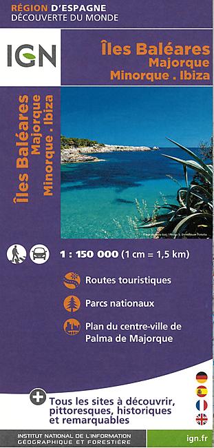 IGN ILES BALEARES 1 150 000