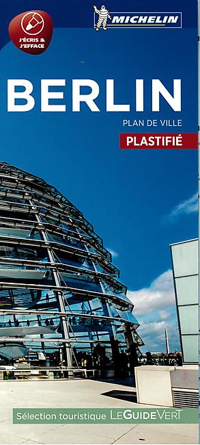 PLAN DE VILLE BERLIN PLASTIFIE