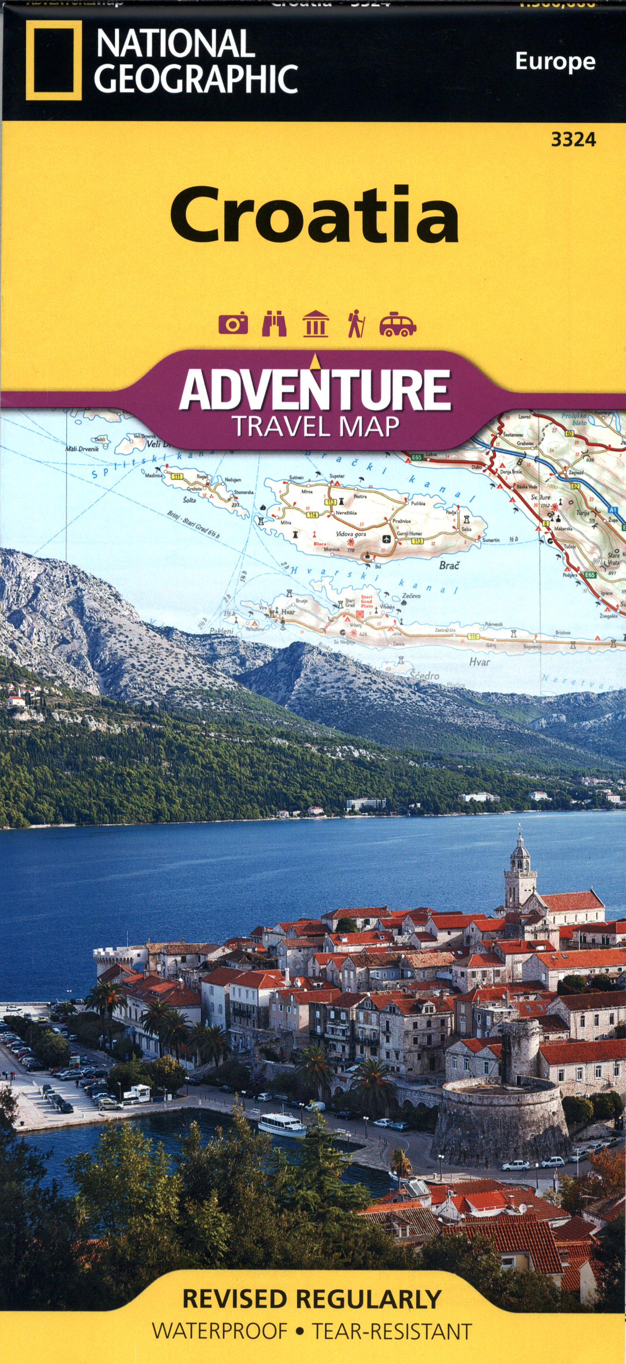 3324 CROATIA ECHELLE 1 500 000