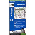 2226 SB ARDENTES LA BERTHENOUX 1 25 000 - IGN