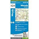 2638 SB MENDE MARVEJOLS 1 25 000 - IGN