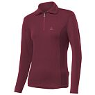 T-SHIRT ML DEMI ZIP BASIC W - LOFFLER