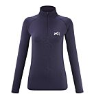 T-SHIRT ML INTENSE SEAMLESS WARM ZIP W - MILLET