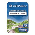 TOPO GLOBEXPLORER IGN 1/25000e PACK MASSIF CENTRAL - GLOBEXPLORER