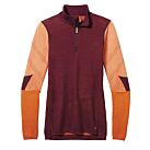 T-SHIRT WOMEN'S INTRAKNIT MERINO 200 1/4 ZIP COLOR - SMARTWOOL