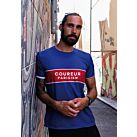 T-SHIRT MC LE BICOLORE PARISIEN M - COUREUR DU DIMANCHE