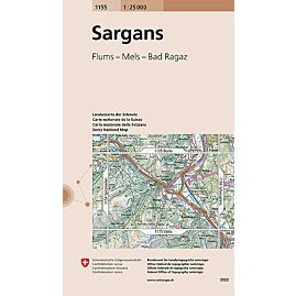 1155 SARGANS  ECHELLE 1 25 000