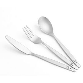 SET COUVERTS 3 PIECES TITANE